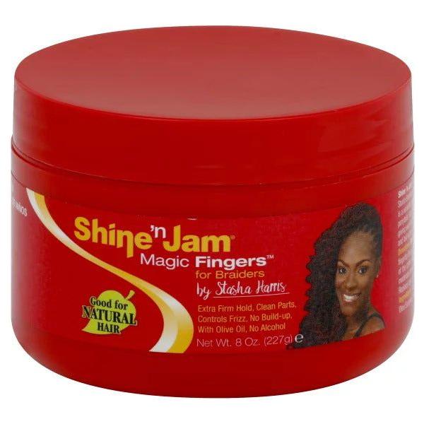 ampro Health & Beauty 8oz Shine-n-Jam - Magic Fingers Gel for Braids