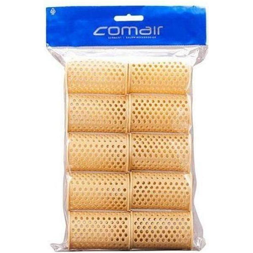 Comair Health & Beauty Beige Comair Mesh Rollers (10 Pcs/Pack)