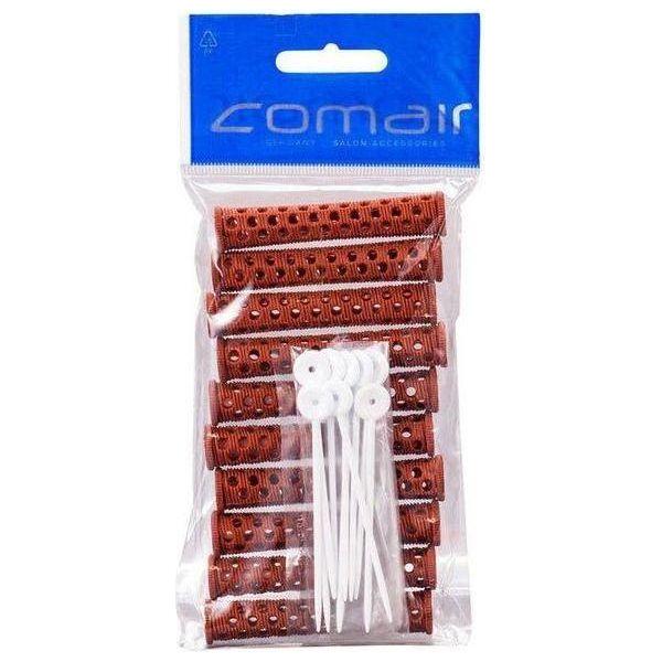 Comair Health & Beauty Brown Comair Mesh Rollers (10 Pcs/Pack)
