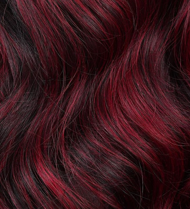 Dream Hair Health & Beauty Schwarz-Rot #P1B/99J Dream Hair S-Merci Curl Weaving 12"/30cm Synthetic Hair