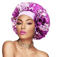 Dreamfix Health & Beauty Lila #Purple Dreamfix 3D Blume Bonnet - Erwachsene