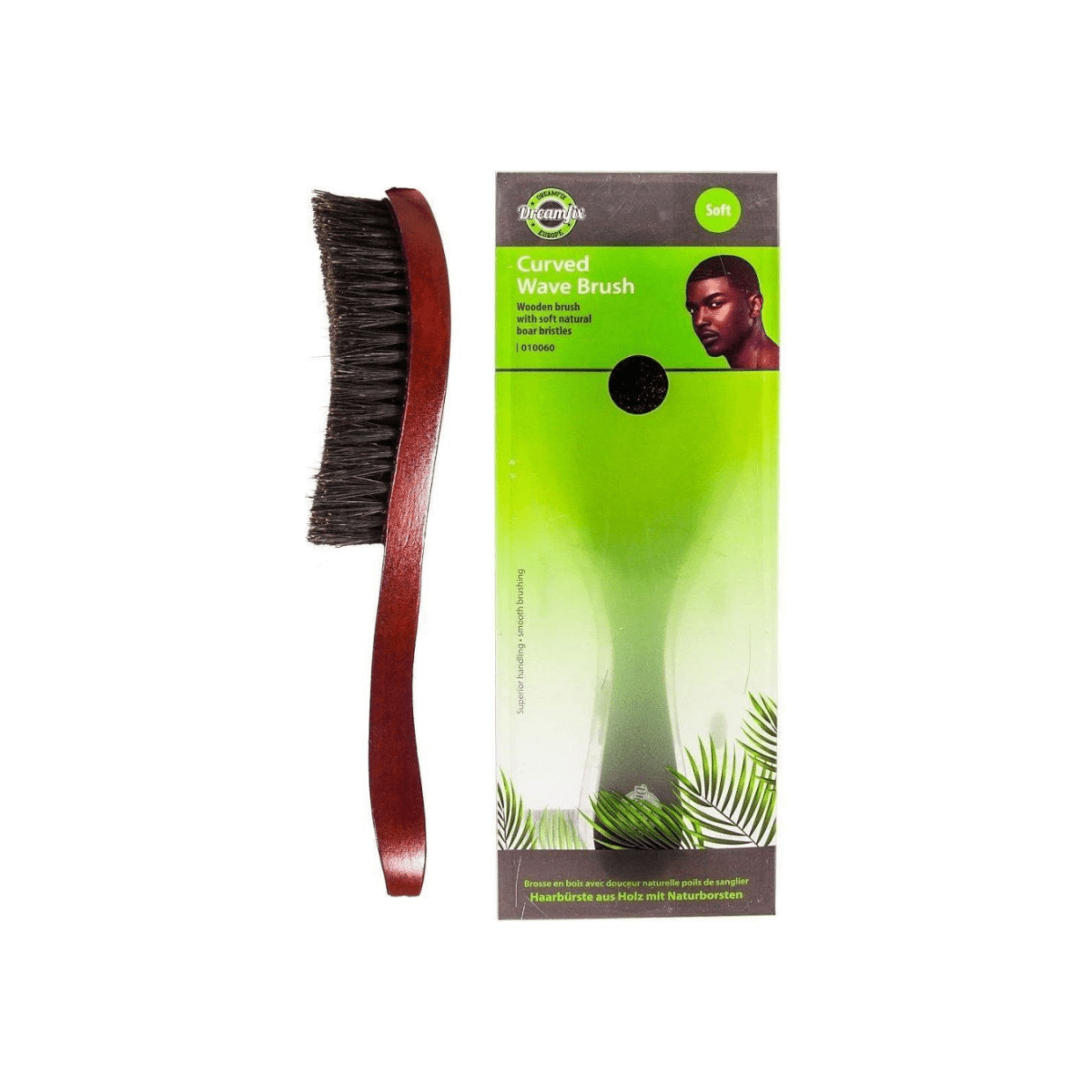 Dreamfix Health & Beauty #Soft Dreamfix Wave Curved Brush with Handle- Hard & Soft
