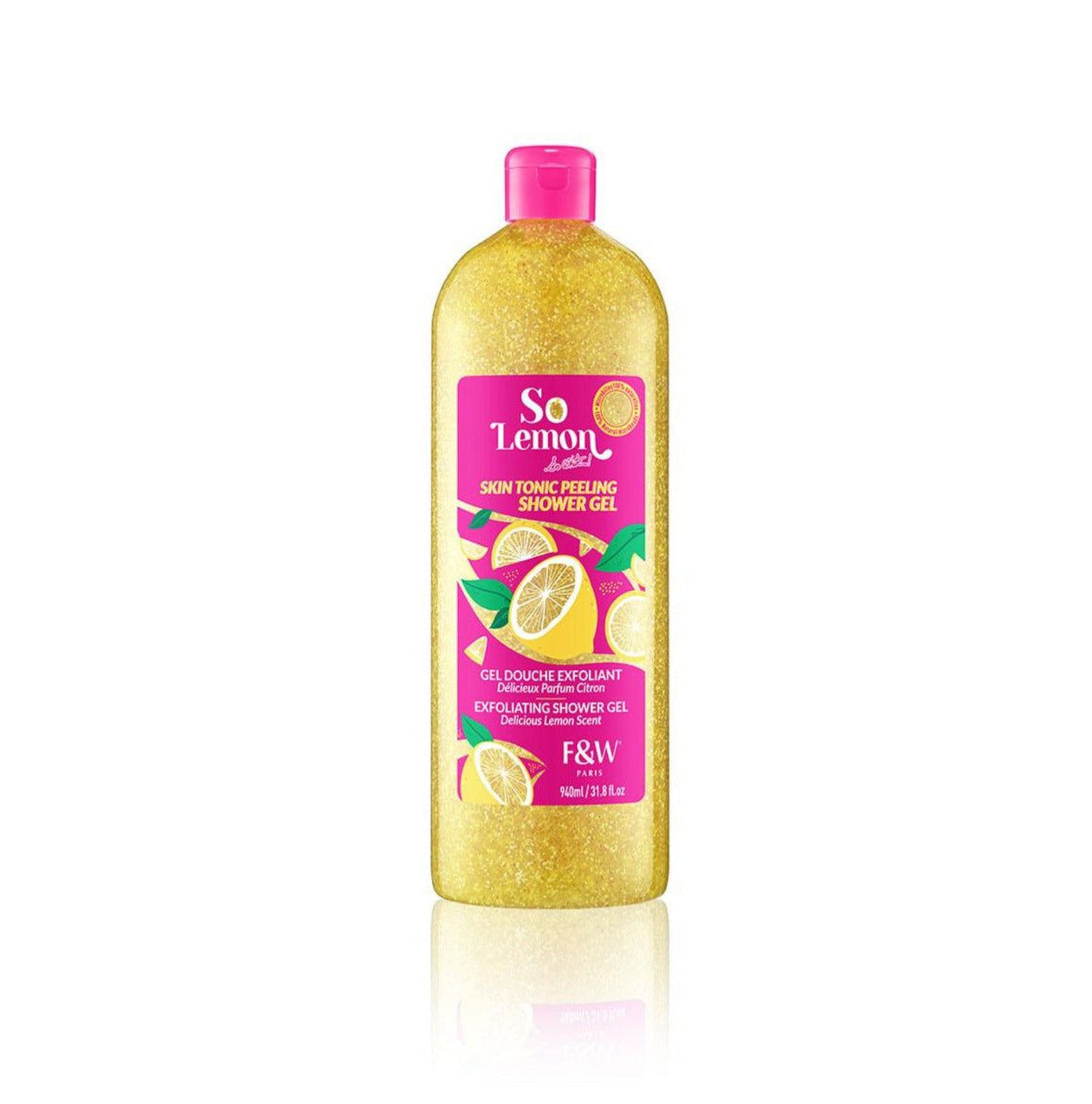 Fair and White Health & Beauty Fair & White - SO LEMON - Skin tonic peeling Shower Gel 940m