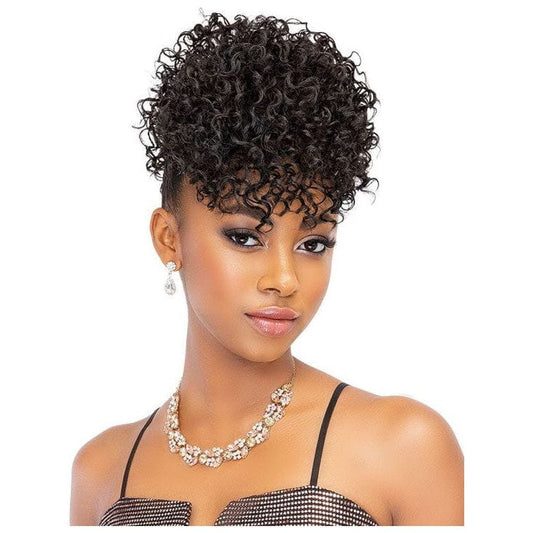 Janet Collection Health & Beauty Janet Collection Verspielter Ananas-Ponytail-Squiggle  Cheveux synthétiques