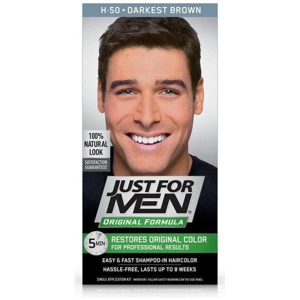 Just For Men Health & Beauty Just For Men Easy & Fast Shampoo-In Haircolor Darkest Brown