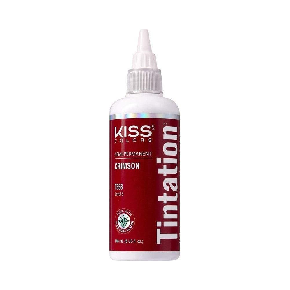 Kiss Health & Beauty Kiss Tintation Crimson Kiss Semi-Permanent Hair Color Tintation 148ml