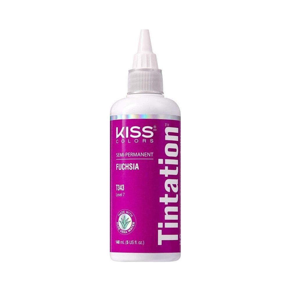Kiss Health & Beauty Kiss Tintation Fuchsia Kiss Semi-Permanent Hair Color Tintation 148ml