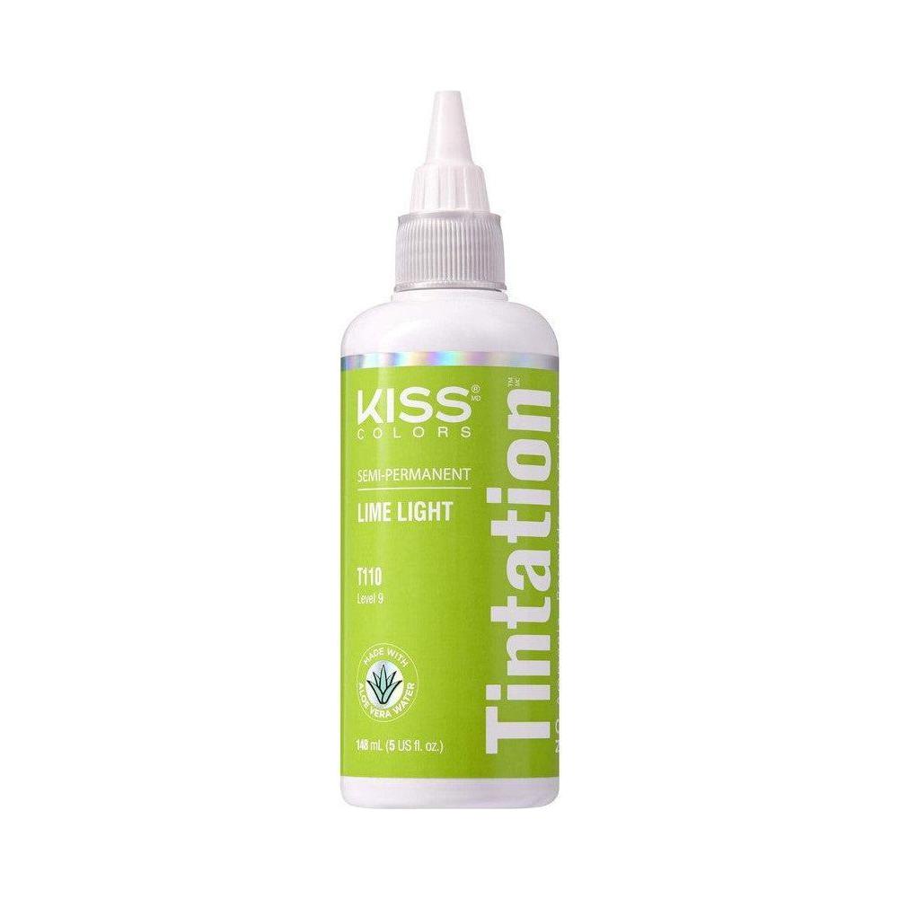 Kiss Health & Beauty Kiss Tintation Lime Light Kiss Semi-Permanent Hair Color Tintation 148ml