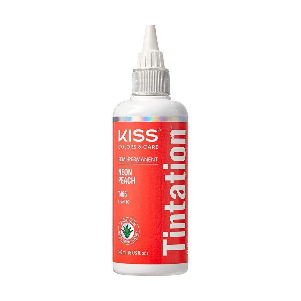 Kiss Health & Beauty Kiss Tintation Neon Peach Kiss Semi-Permanent Hair Color Tintation 148ml