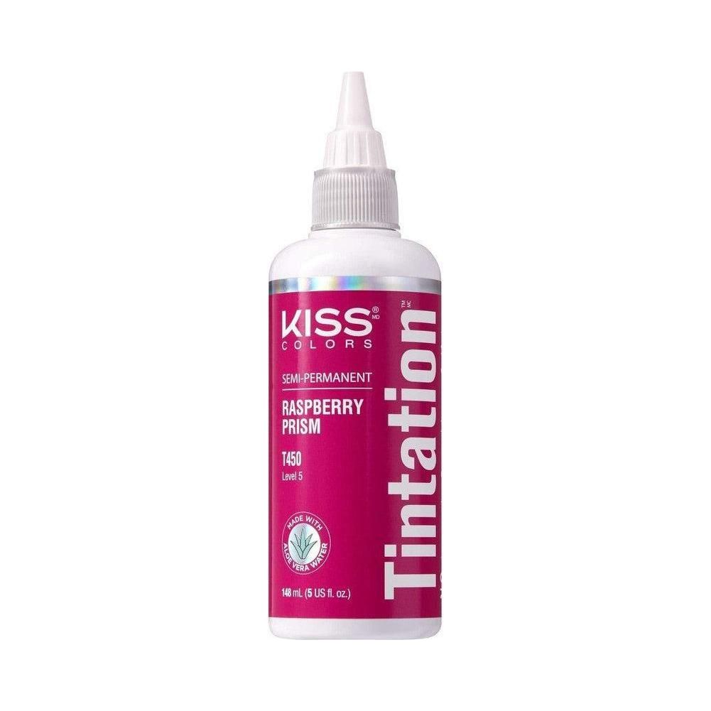 Kiss Health & Beauty Kiss Tintation Raspberry P Kiss Semi-Permanent Hair Color Tintation 148ml