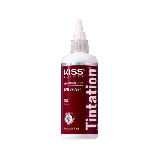 Kiss Health & Beauty Kiss Tintation Red Velvet Kiss Semi-Permanent Hair Color Tintation 148ml