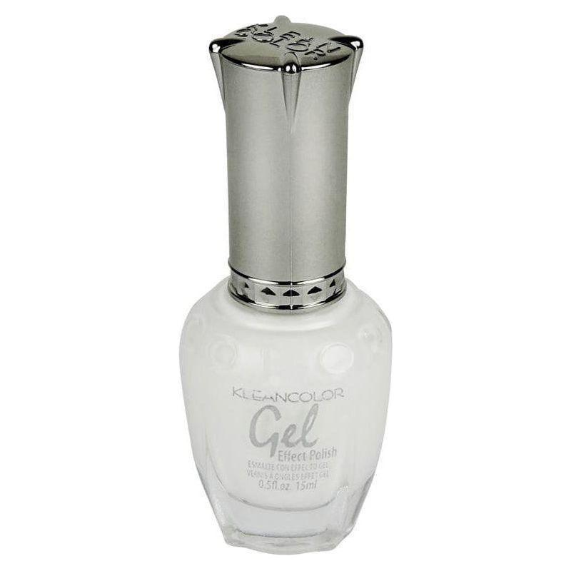 Kleancolor Health & Beauty white Kleancolor Gel Effect Nail Polish 15ml