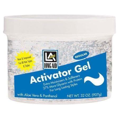 Long Aid Health & Beauty 32oz Long Aid - Gel activateur de boucles Formule régulière 10oz /32oz