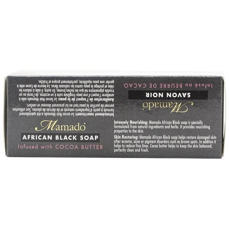 Mamado Mamado African Black Soap Infused with Cocoa Butter 200g