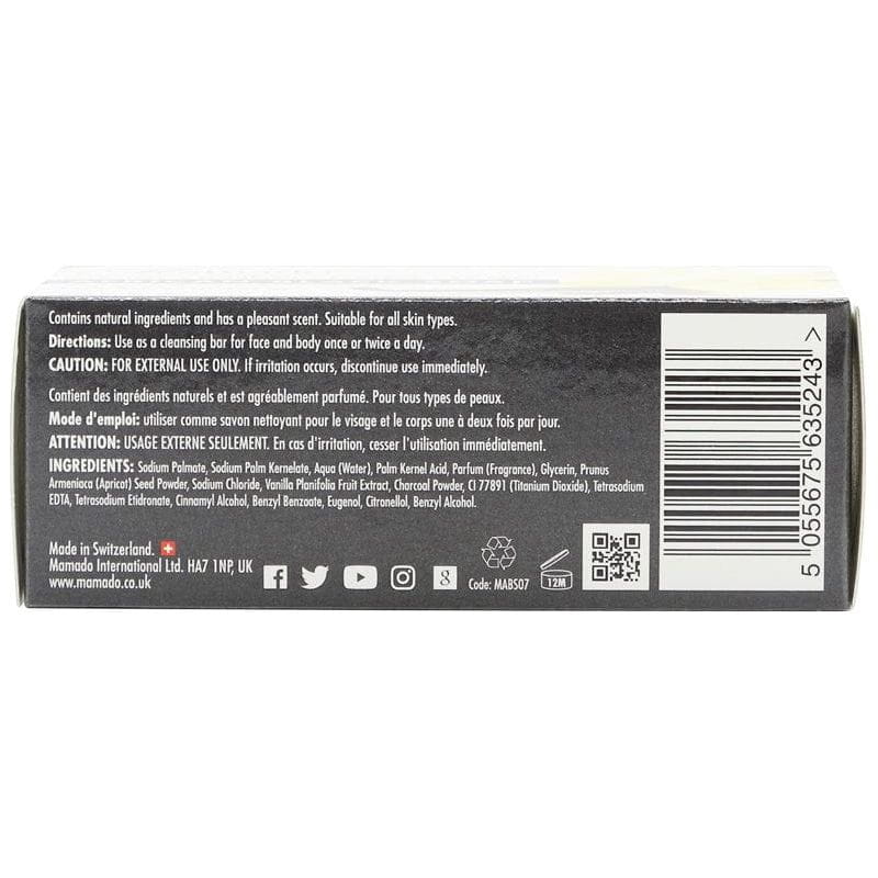 Mamado Mamado African Black Soap Infused with Vanilla 200g