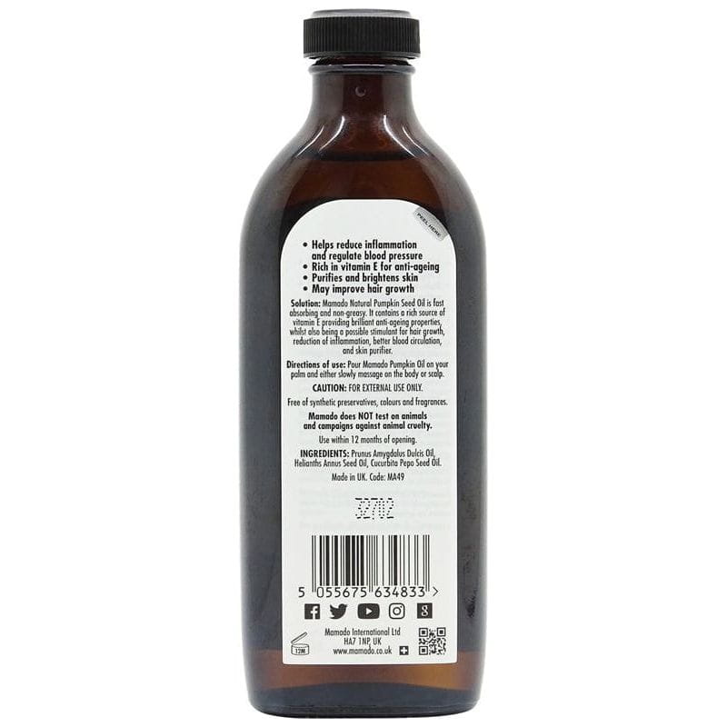 Mamado Mamado Natural Pumpkin Seed Oil 150ml