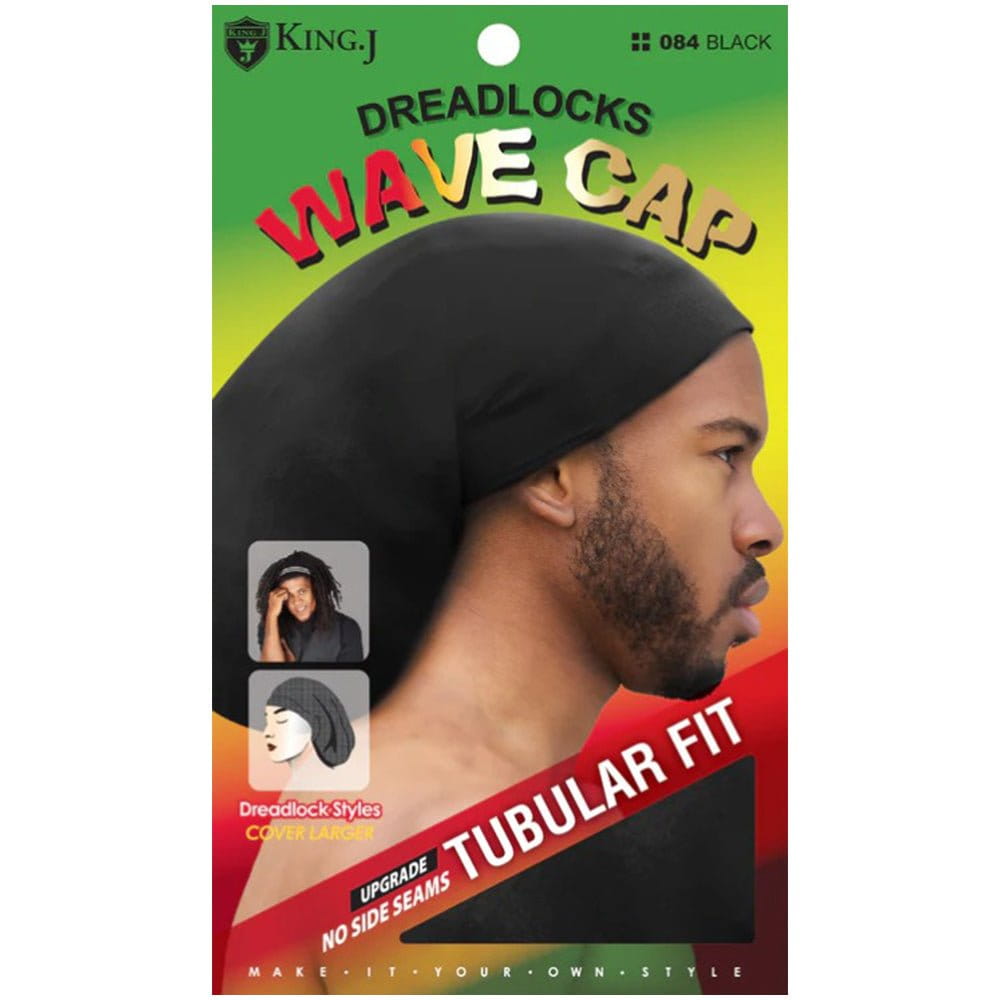Qfitt Health & Beauty Qfitt King.J Dread locks wave cap -Black