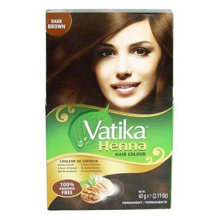 Vatika Health & Beauty Vatika Henna Color Dark Brown Vatika Henna Hair Colour 60g