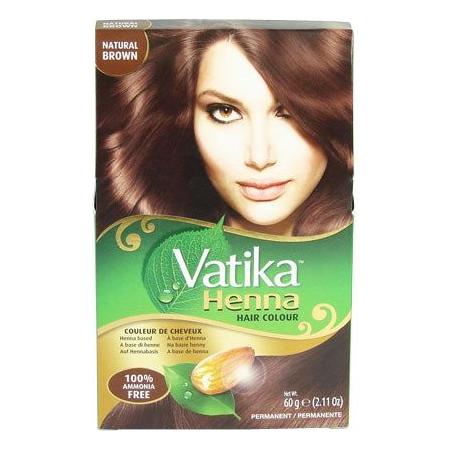 Vatika Health & Beauty Vatika Henna Color Natural Brown Vatika Henna Hair Colour 60g