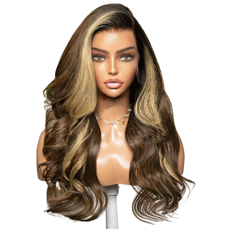 Dream Hair 6 CH Indian Virgin Lace Front Wig 18" N263 Style 2