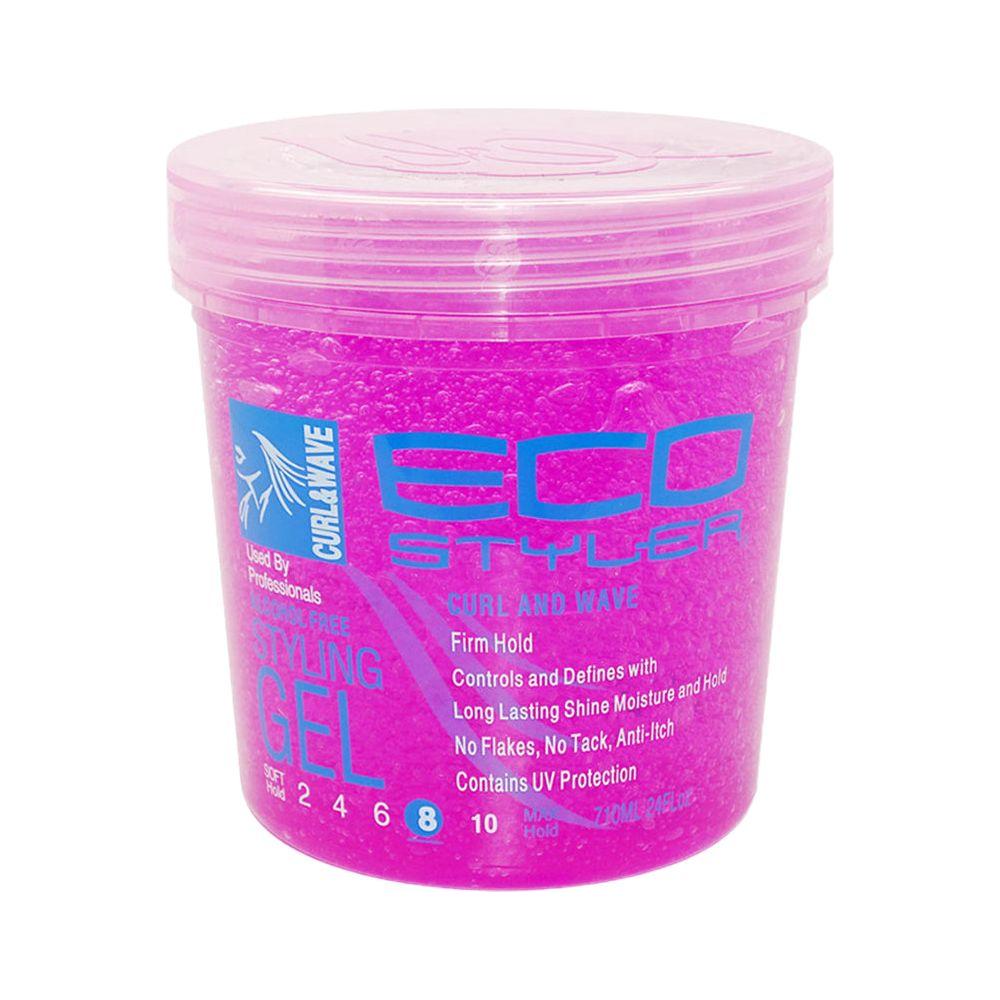 Eco Styler Pink Curl & Wave Firm Hold Styling Gel 32oz/24oz/8oz/16oz/5LB