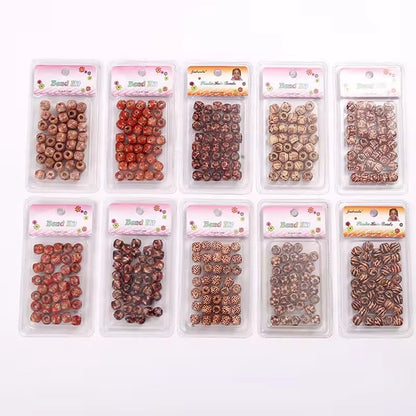 Dreamfix Hair Wood Beads For Children