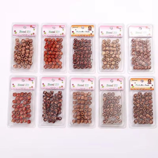 Dreamfix Hair Wood Beads For Children