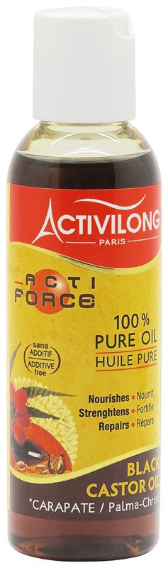 Activilong ACTIFORCE 100 % Pure Black Castor Oil 75ml | gtworld.be 
