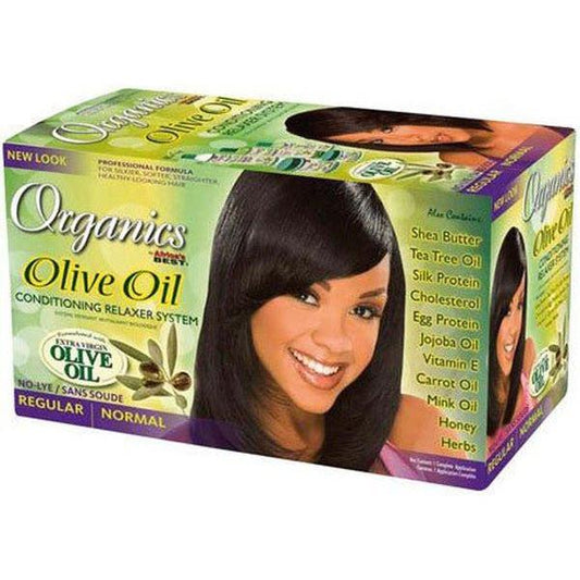 Africa's Best Health & Beauty Africa's Best Organic Olive Oil Conditioning Relaxer System Regular