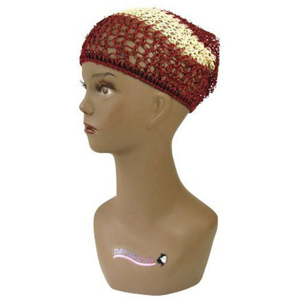 African Afri Hair Net Mix Red & Cream | gtworld.be 