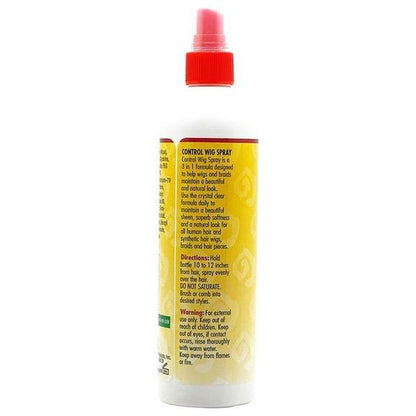 African Essence Control Wig Spray 3 in 1 Formula For Human & Synthetic Hair 355ml - Gtworld.de