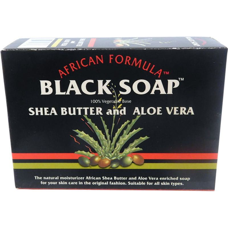 African Formula Health & Beauty African Formula Black Soap Shea Butter and Aloe Vera 100g