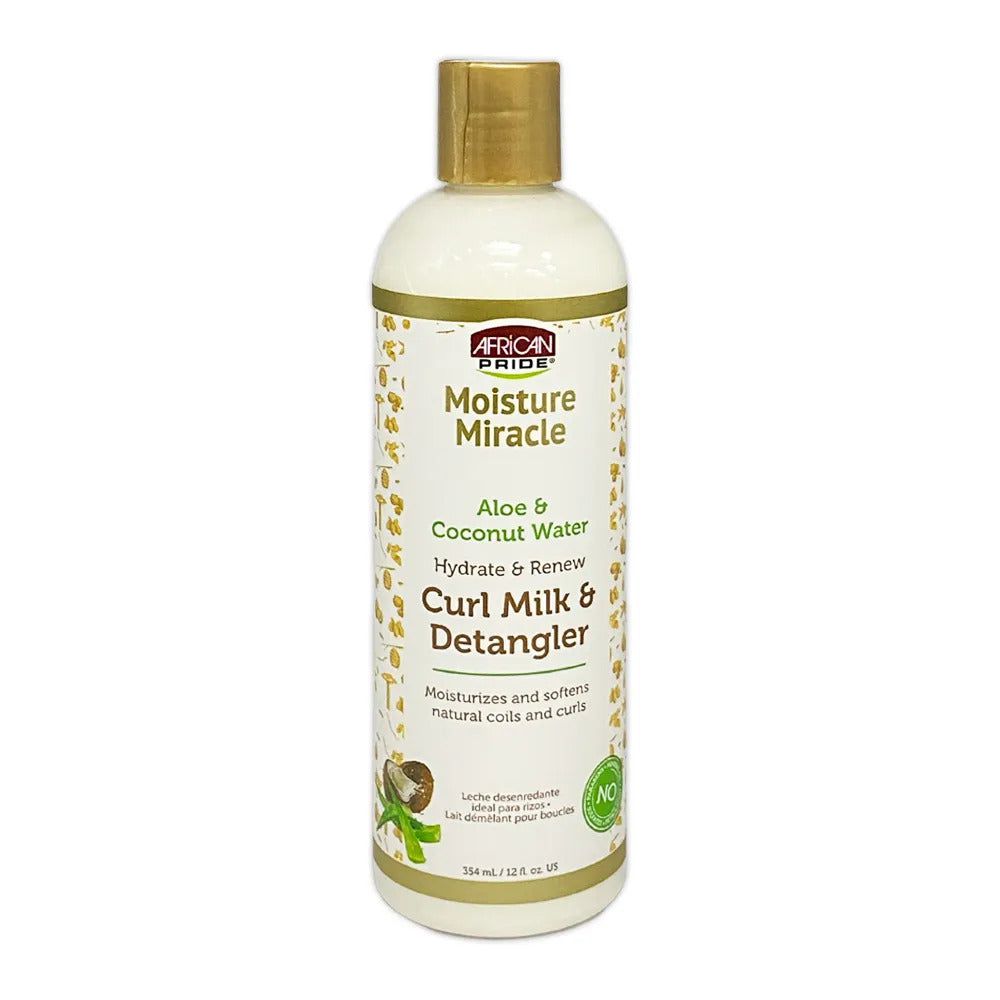 African Pride Moisture Miracle Aloe und Kokosnuss Wasser Detangler 12oz | gtworld.be 