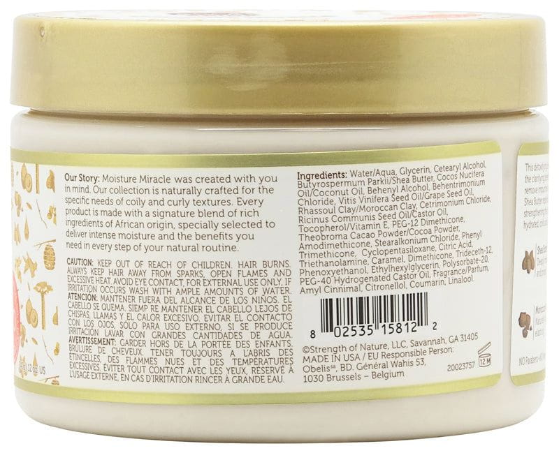 African Pride Moroccan Clay & Shea Butter Heat Activated Masque 340g | gtworld.be 