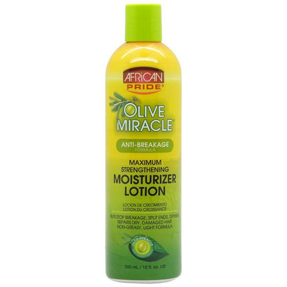 African Pride Olive Miracle Maximum Strengthening Moisturizing Lotion 12Oz | gtworld.be 