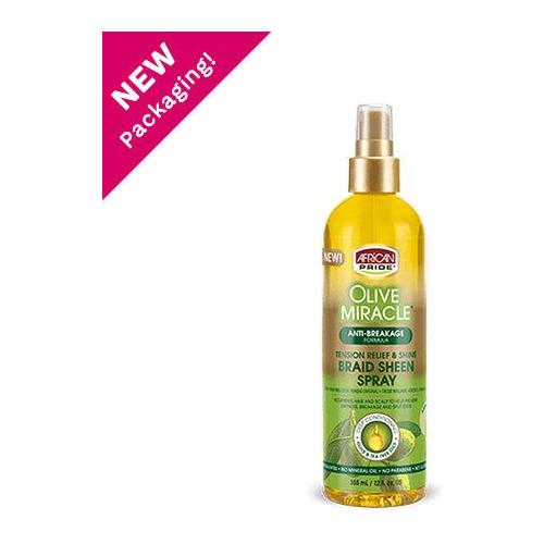 African Pride Health & Beauty African Pride Olive Miracle Anti-Breakage Braid Sheen Spray 355ml