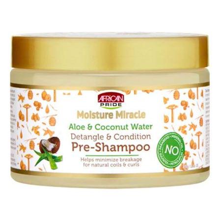 African Pride Moisture Miracle Detangle & Condition Pre - Shampoo 355ml - Gtworld.de