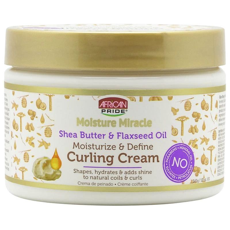 African Pride Shea Butter & Flaxseed Oil Curling Cream 340g - Gtworld.de