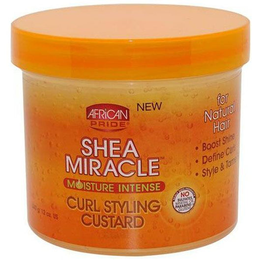 African Pride Shea Miracle Curl Styling Custard 340g - Gtworld.de