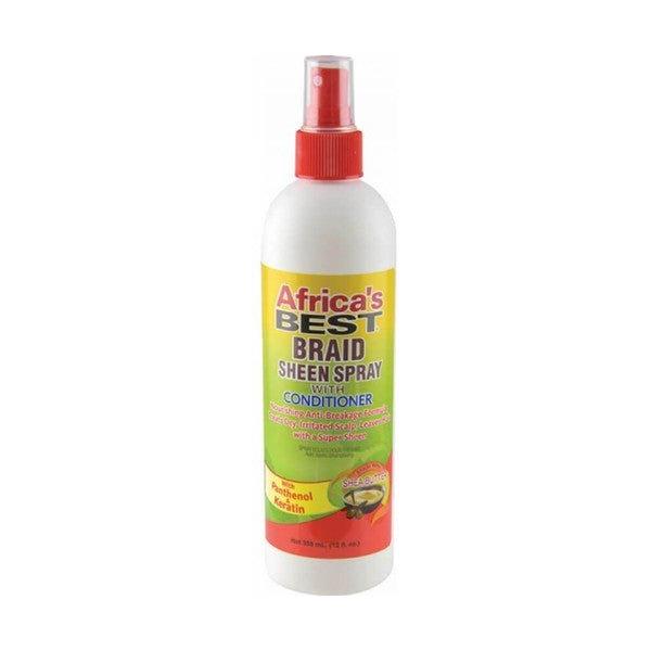 Africa's Best Braid Sheen Spray with Conditioner 355ml - Gtworld.de