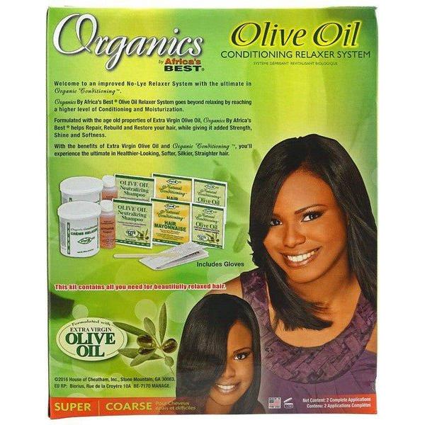 Africa's Best Organics Olive Oil Conditioning Relaxer System 2 Value Pack Super - Gtworld.de