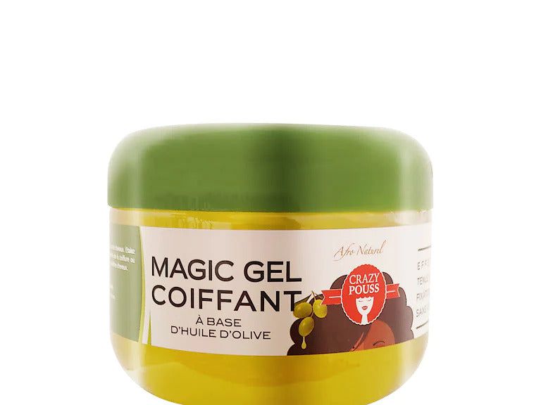 Afro Naturel Crazy Pouss Magic Gel Coiffant À Base D’Huile D’Olive 500 ml | gtworld.be 