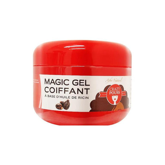 Afro Naturel Crazy Pouss Magic Gel Coiffant À Base D'Huile De Ricin 500 ml - Gtworld.de