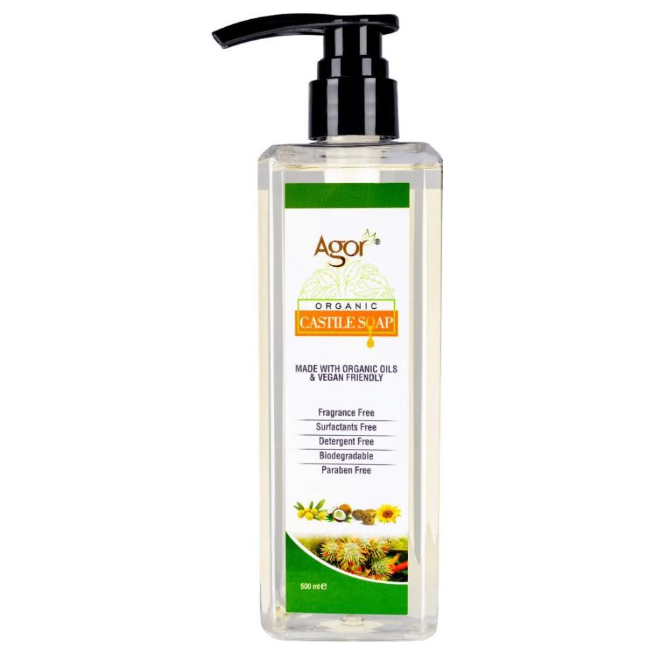 Agor Health & Beauty Agor Organic Castile Soap 500ml