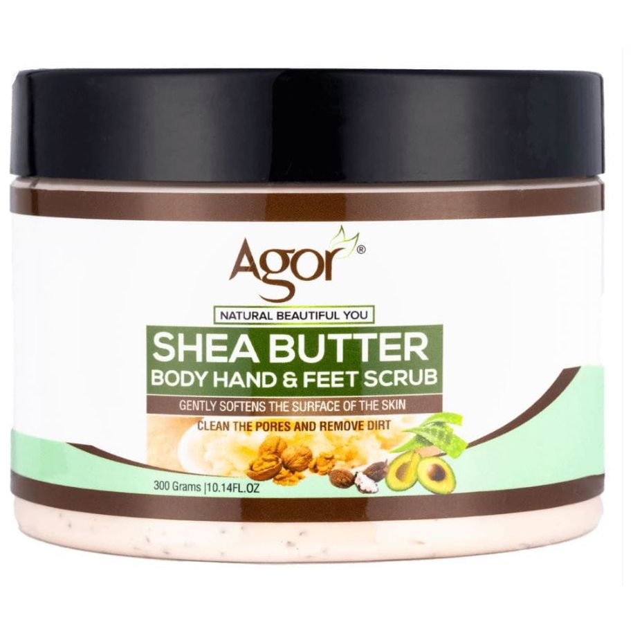 Agor shea butter body hand and feet scrub 300g - Gtworld.de