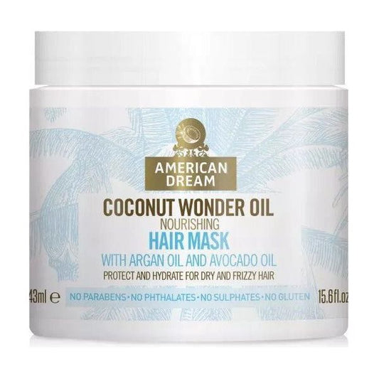 American Dream Coconut Wonder Oil Nourishing Hair Mask 15.6 oz - Gtworld.de