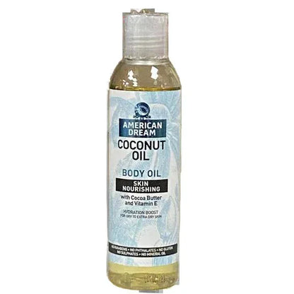 American Dream Health & Beauty American Dream Coconut Oil Skin Nourishing Body Oil 200ml