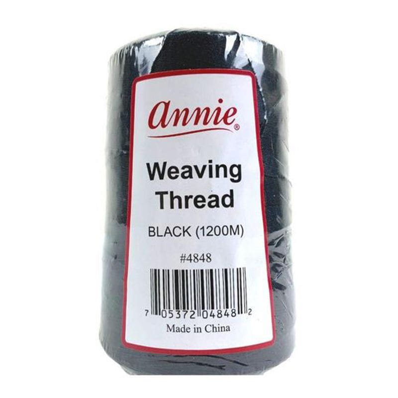 Annie Annie Weaving Thread Black 1200M