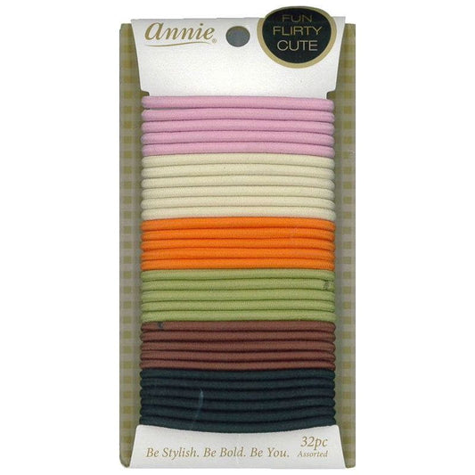 Annie Health & Beauty Annie Hair Accessories Elastic Ponytailer 4Mm X 5.5" Asst