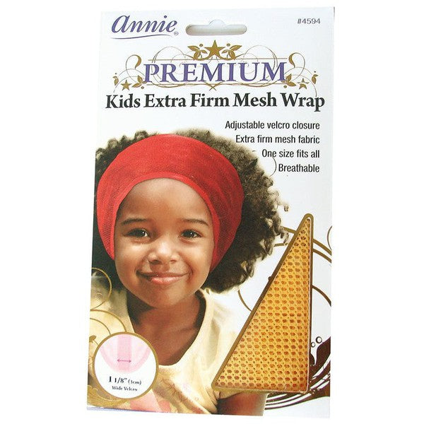 Annie Premium Kids Extra Firm Mesh Wrap/Kopfband, Stirnband für Kinder